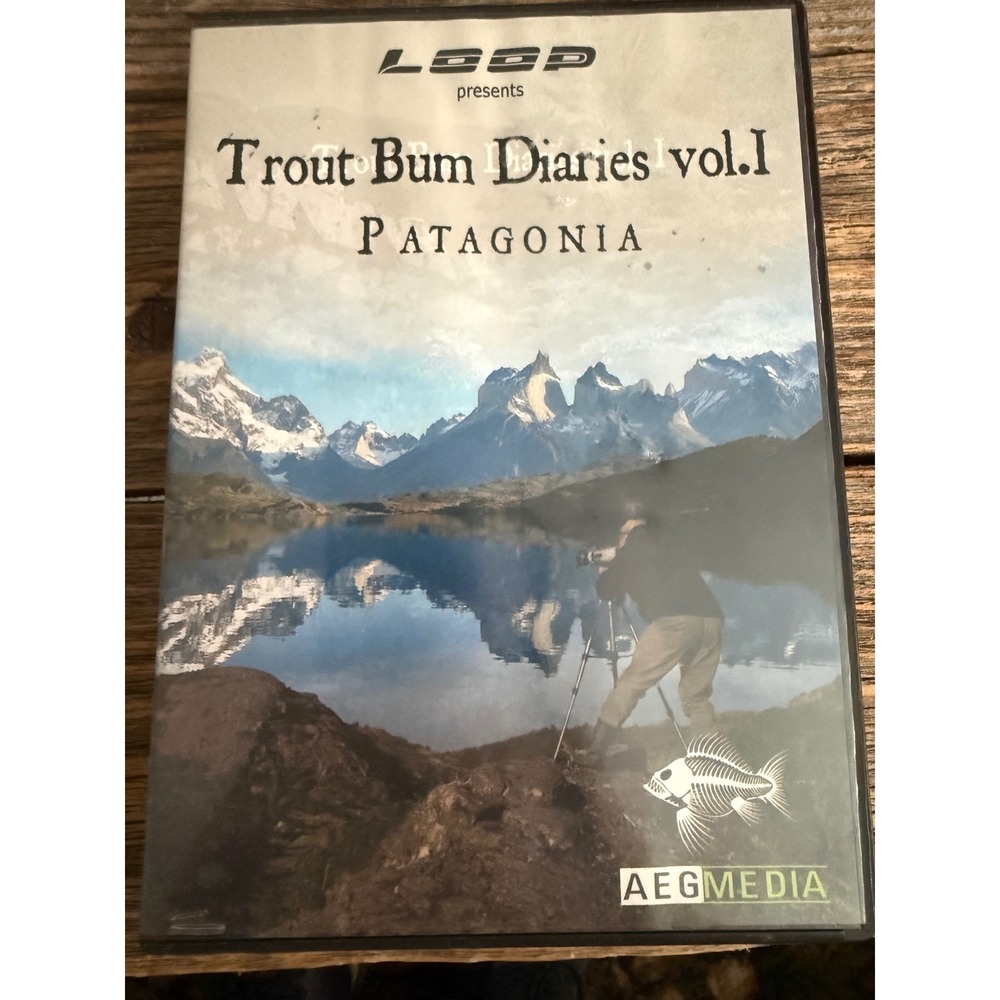 Y2K 2000s AEG Media Trout Bum Diaries Vol 1 Patagonia Fly Fishing DVD Movie